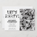 Search for camouflage invitations Masculine