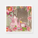 Search for bridal tea napkins Vintage tea party