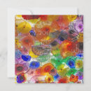 Search for glass wedding invitations Colourful