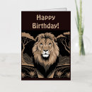 Search for lion portrait cards Safari