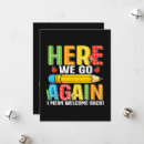 Search for welcome back cards First day of school