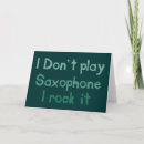 Search for saxophone cards Sax player