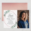 Search for rose gold geometric invitations Trendy