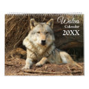 Search for wolf calendars Animals