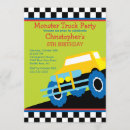 Search for big trucks invitations Party