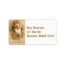 Search for st nicholas return address labels Vintage christmas