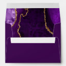 Search for purple and gold envelopes Bridal shower
