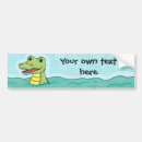 Search for crocodile bumper stickers Alligator