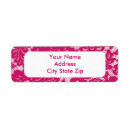 Search for pink lace return address labels Stylish
