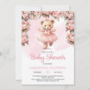 Search for ballerina bear invitations Floral