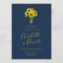 Search for sunflower bouquet wedding invitations Watercolor
