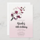 Search for white flowers birthday invitations Modern