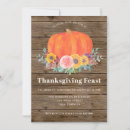 Search for floral thanksgiving invitations Fall autumn