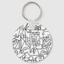 Search for line drawing round key rings Minimalist