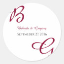 Search for maroon wedding stickers Minimalist