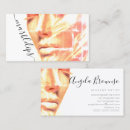 Search for woman business cards Lips