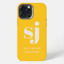 Search for bright yellow iphone cases Monogrammed