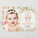 Search for peach and cream birthday invitations For kids