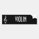 Search for violin bumper stickers Music