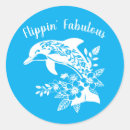 Search for blue dolphin stickers Beach