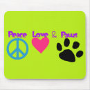 Search for animal lover mousepads Paw