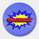 Search for superhero magnets Blue