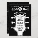 Search for rock n roll baby shower invitations Born to rock