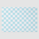 Search for blue white plaid tissue paper Chequered