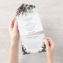 Search for pinecone wedding invitations Botanical