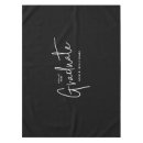 Search for college tablecloths Black and white