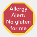 Search for intolerant stickers Allergy