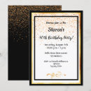 Search for plain white invitations Gold