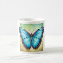 Search for blue wing mugs Butterfly