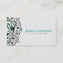 Search for heads business cards Blue