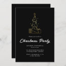 Search for stylish christmas invitations Black and white