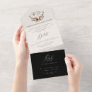 Search for black and white floral invitations Script