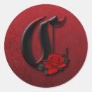 Search for red roses stickers Gothic