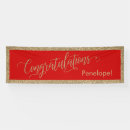 Search for red and gold banners Congratulations