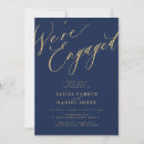 Search for navy and gold engagement party invitations Script