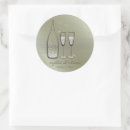 Search for elegant silver wedding stickers 25th