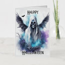 Search for watercolor halloween cards Ghost