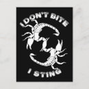 Search for sting postcards Scorpion