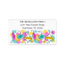 Search for atom return address labels Retro christmas