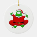 Search for santa frog christmas decor Frogs