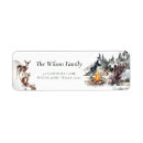 Search for enchanted forest return address labels Rustic