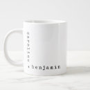Search for big font mugs Modern