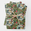 Search for calico cat wrapping paper Xmas