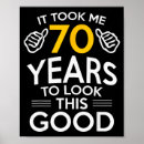 Search for 70th birthday posters 0 years