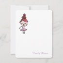 Search for ballerina note cards Pink