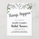 Search for postponed bridal shower invitations Rustic